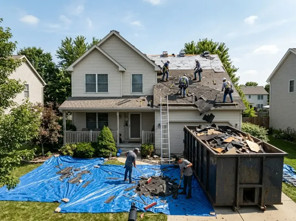 roof-replacement-debris-remova-004 — frequently asked questions, Cheapest Dumpster Rentals in Port St. John, FL